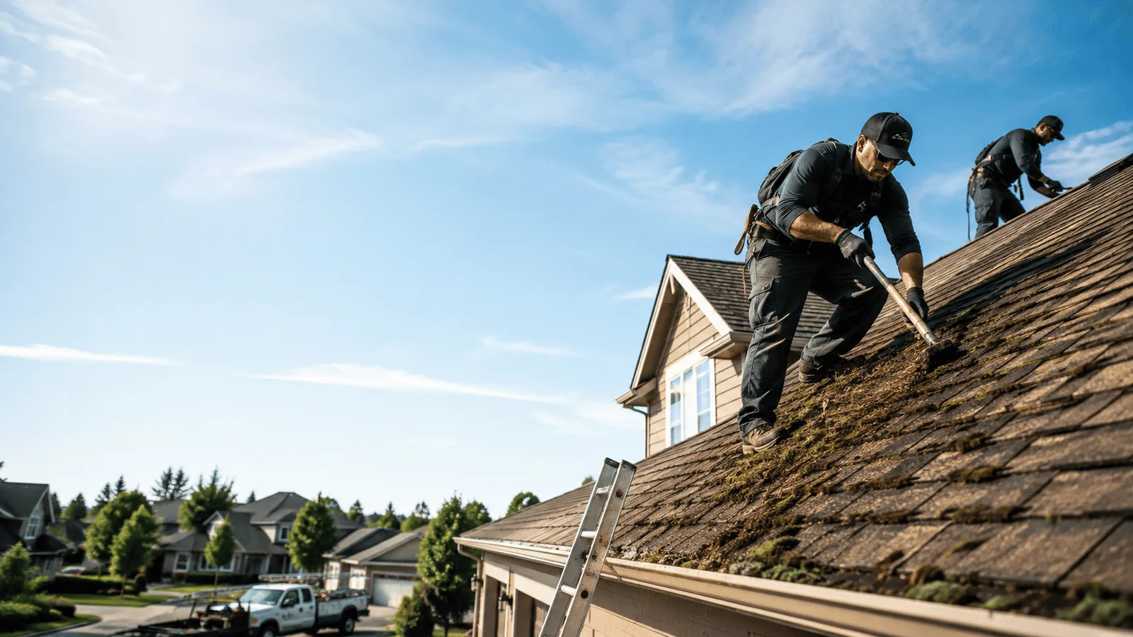 Roof Moss Removal in Fieldton, TX near me